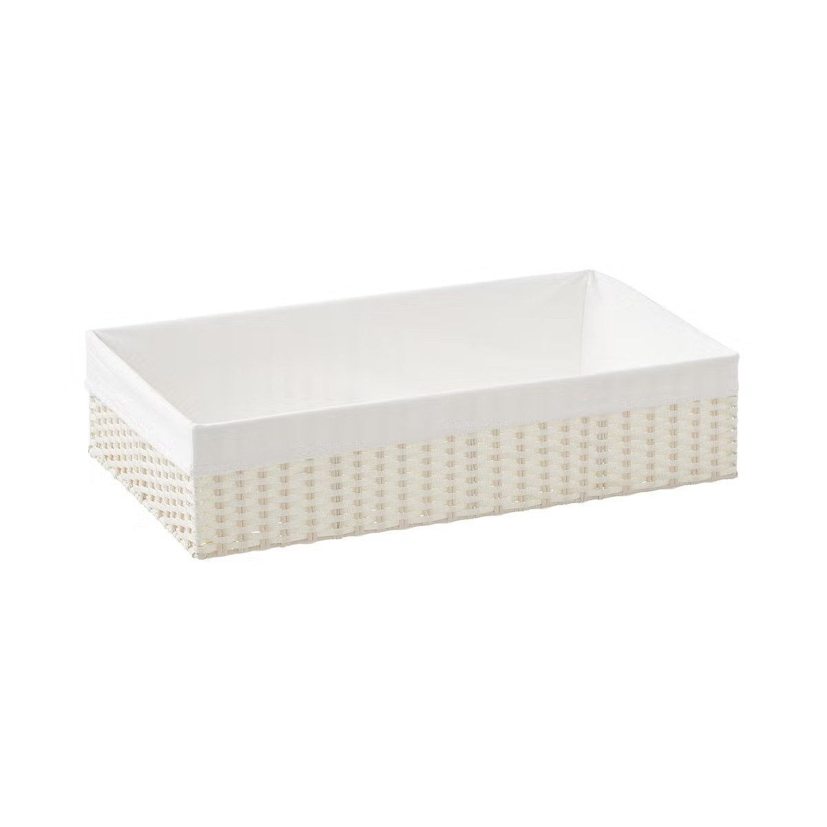 Underbed Montauk Bin White | The Container Store