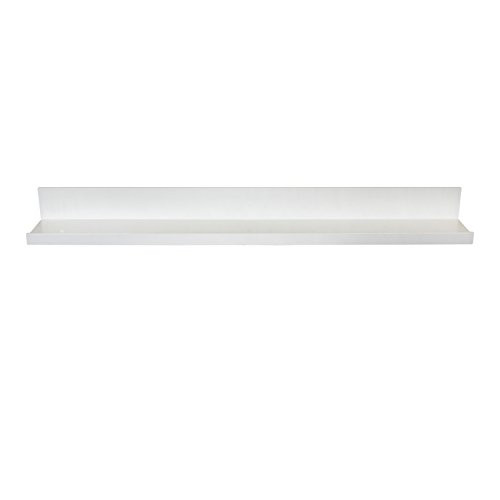 InPlace Shelving 9084678 Floating Wall Shelf with Picture Ledge, White, 35.4-Inch Wide by 4.5-Inch D | Amazon (US)