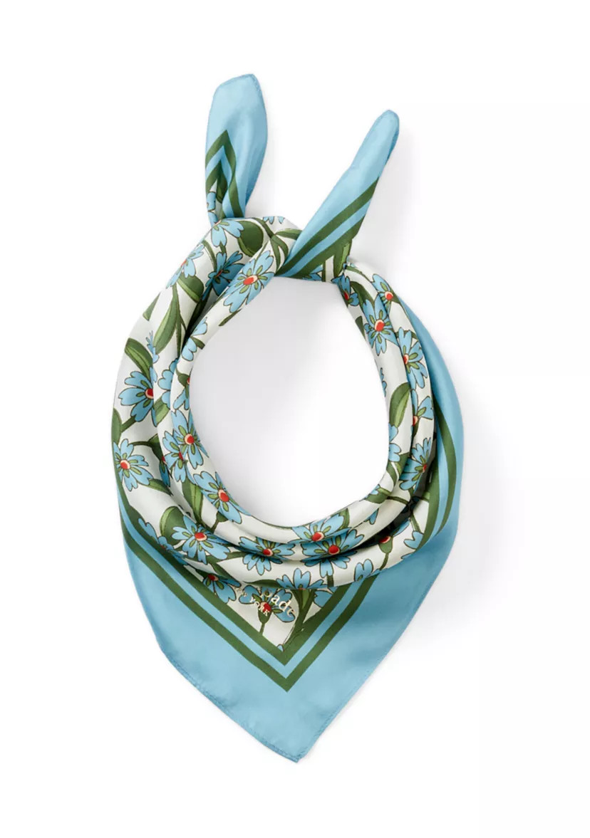 Springtime Ditsy Silk Bandana | Belk