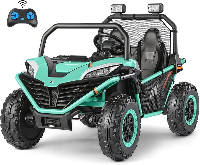 ELEMARA 2 Seater XL Ride on Car for Kids,12V Powered Electric Off-Road UTV Toy,4WD Electric Vehic... | Amazon (US)