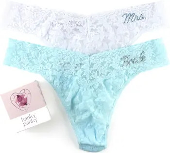 Bride 2-Pack Original Rise Lace Thongs | Nordstrom
