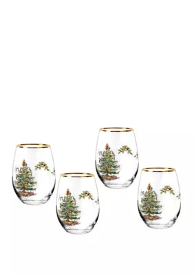 Spode Stemless Wine Glasses Set of 4 - 19 Ounces | Belk