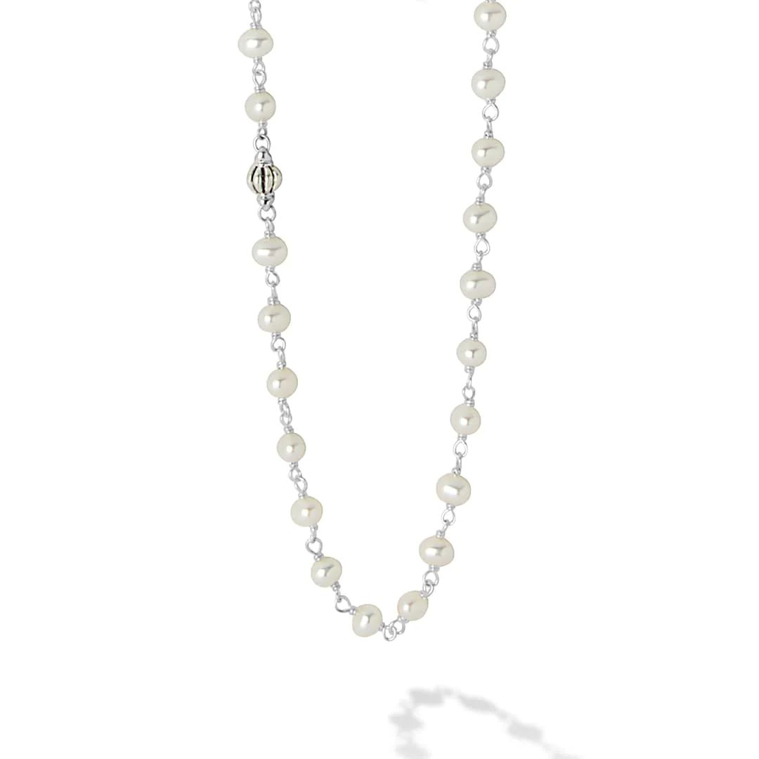 Luna Beaded Pearl Necklace | LAGOS
