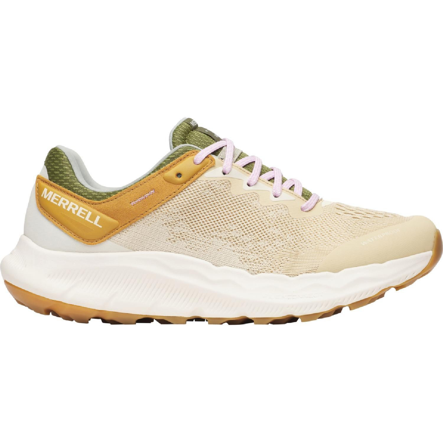 Merrell Women's Antora 4 Waterproof Trail-Running Shoes Khaki 6.5 | REI