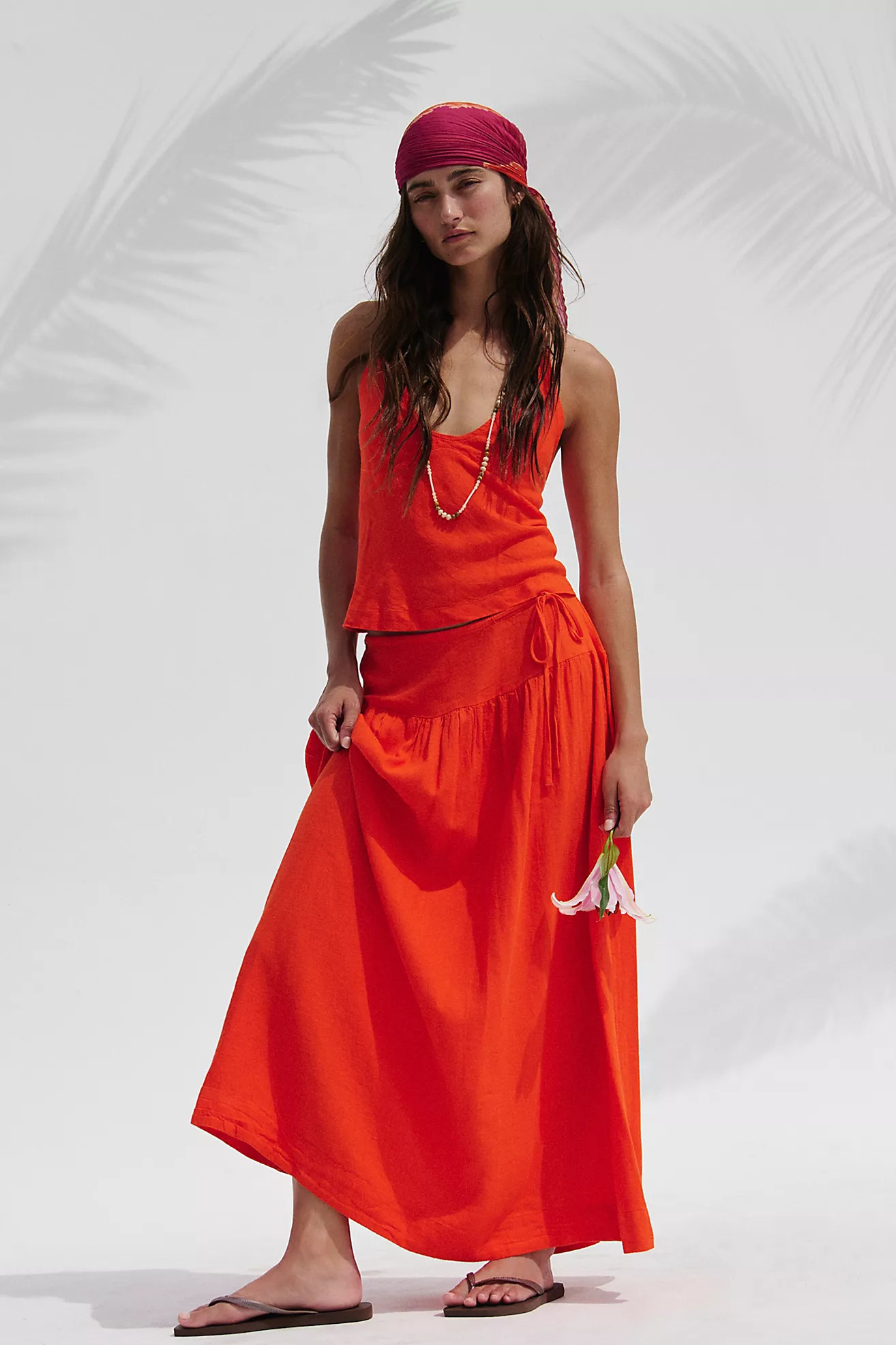 Sandshell Linen Skirt Set | Free People (UK)