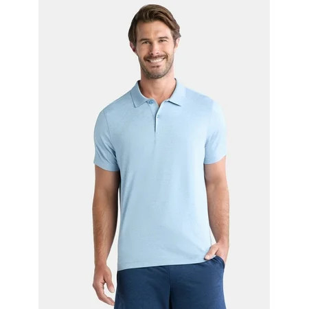 Athletic Works Men s and Big Men s ButterCore Polo Shirt Sizes XS-5XL | Walmart (US)