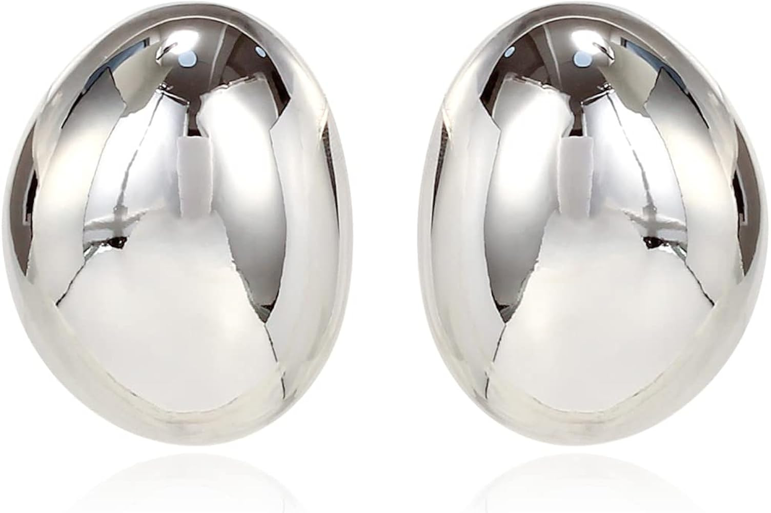 KELMALL 14K Gold Hoop Earrings for Women, Hypoallergenic Chunky Teardrop Round Non Tarnish Drop S... | Amazon (US)