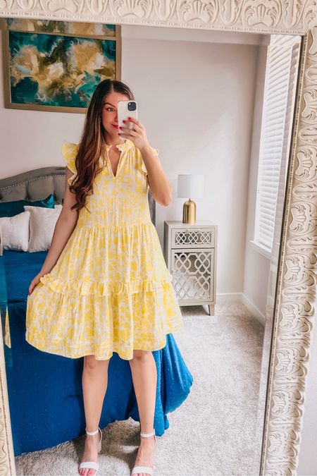 Yellow Floral Dress 💛 Super comfy & easy to throw on. Wearing XS and comes in 3 colors. 

Work Wear Dress | Vacation Dress | Graduation Dress 


#LTKFindsUnder100 #LTKWedding #LTKTravel