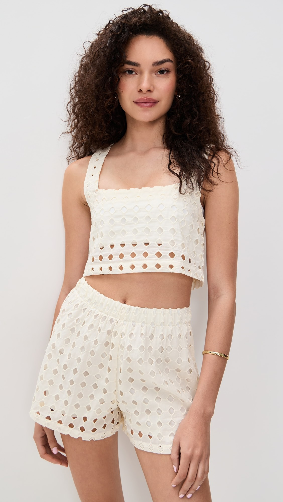 Eyelet Desiree Tank | Shopbop