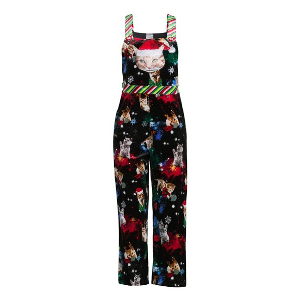 No Boundaries Junior's Christmas Jumpsuit - Walmart.com | Walmart (US)