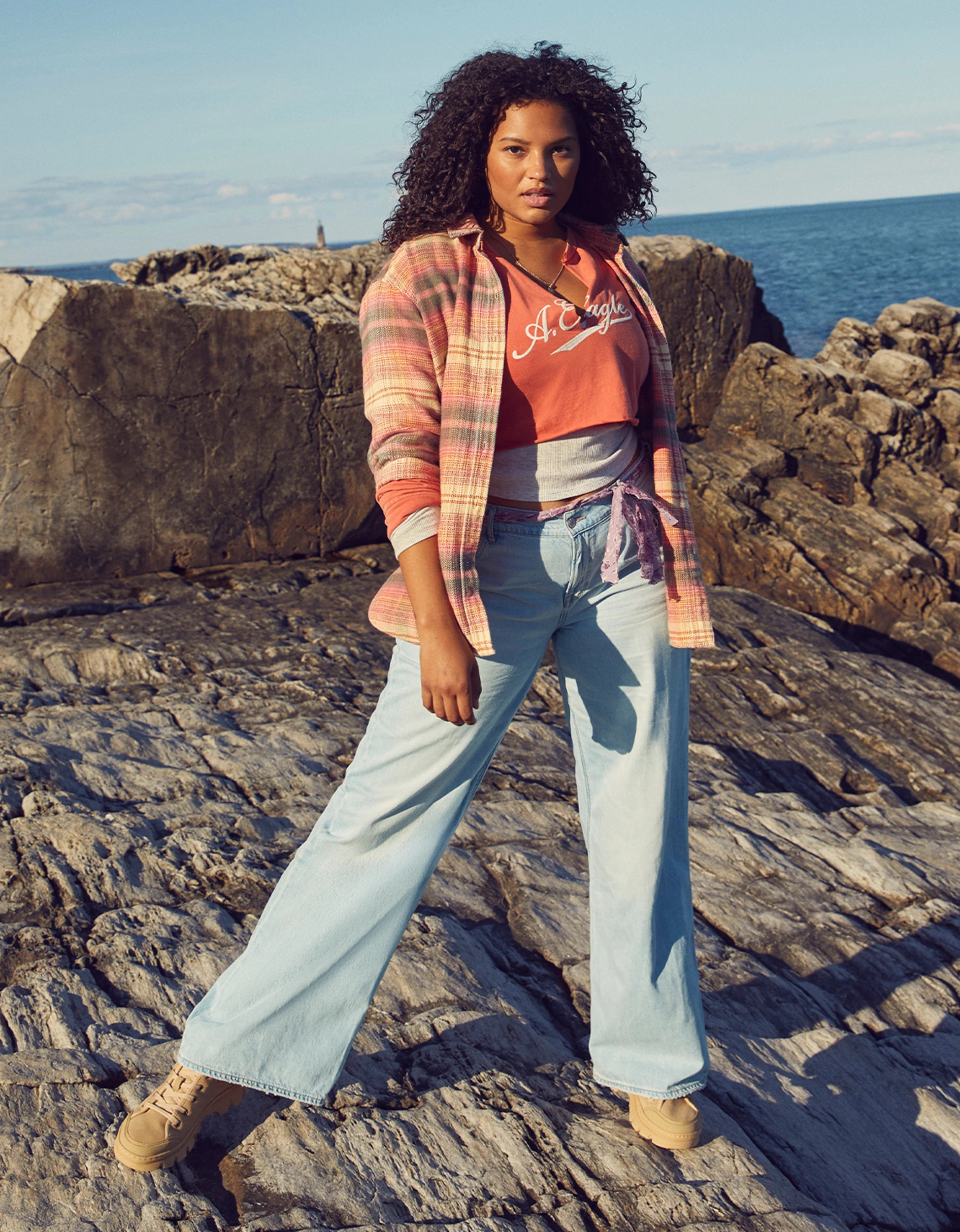 AE Low-Rise Baggy Wide-Leg Jean | American Eagle Outfitters (US & CA)