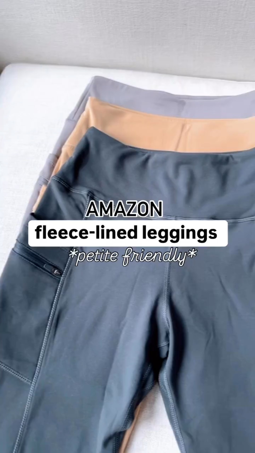 Amazon fleece lined leggings! The only ones you need this Fall and Winter👏🏼 these are a closet staple!!
*water resistant
*4 way stretch 
*double pockets with zippers
*seamless waist
*petite friendly

I’m 5’3”’wearing XS in dark grey and dark khaki


Fall outfit, casual outfit, thermal leggings, comfy outfit, mom outfit, fall sweater, travel outfit


#LTKActive #LTKSeasonal