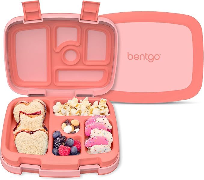 Bentgo® Kids Bento-Style 5-Compartment Leak-Proof Lunch Box - Ideal Portion Sizes for Ages 3 to ... | Amazon (US)