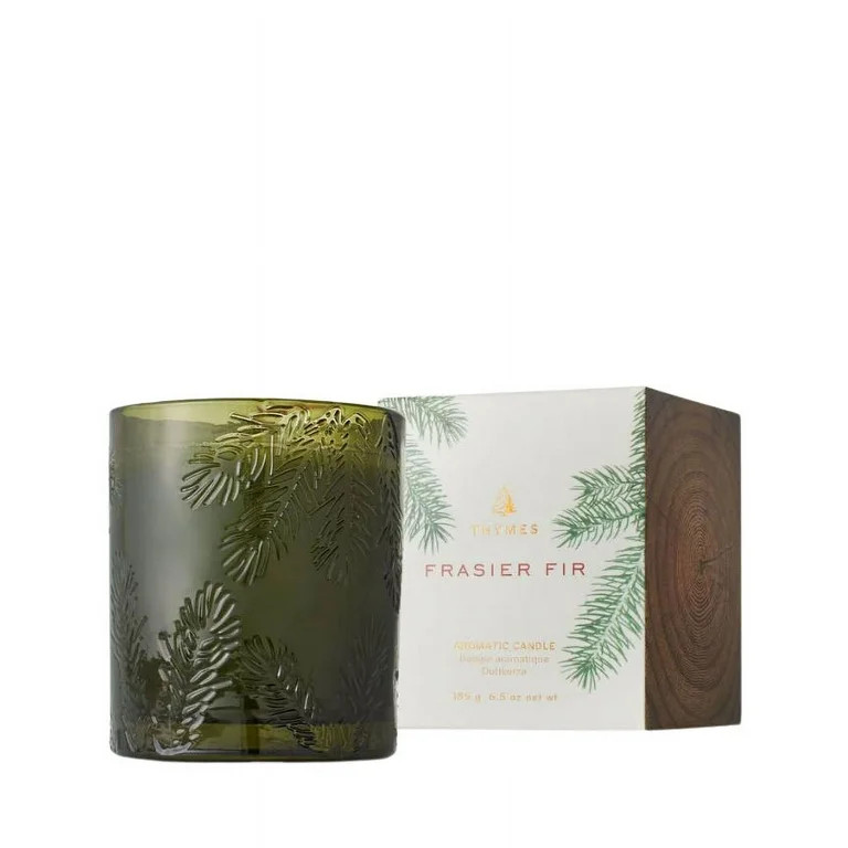 Thymes Frasier Fir Aromatic Poured Candle Green (7867) 6.5 oz | Walmart (US)