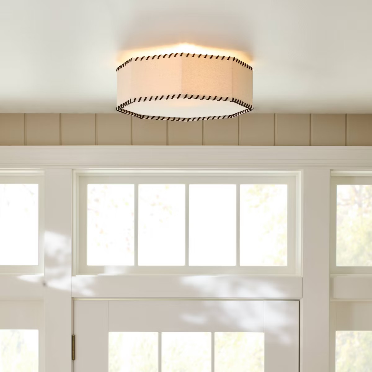 Whipstitch Flush Mount - Threshold™ designed with Studio McGee | Target