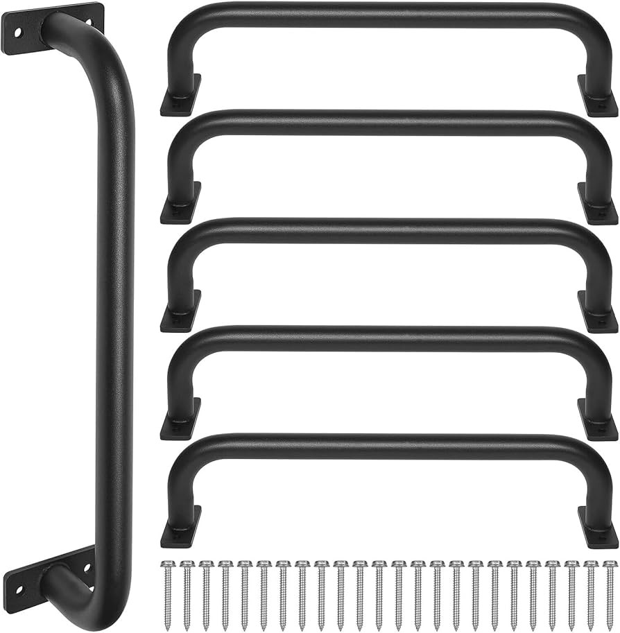 17 Inch Black Metal Safety Handles for Playground 6 Pack - Swing Set Accessories Grab Handles, Pl... | Amazon (US)