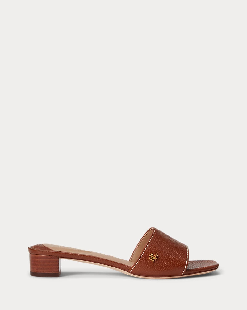 Fay Tumbled Leather Sandal | Ralph Lauren (UK)