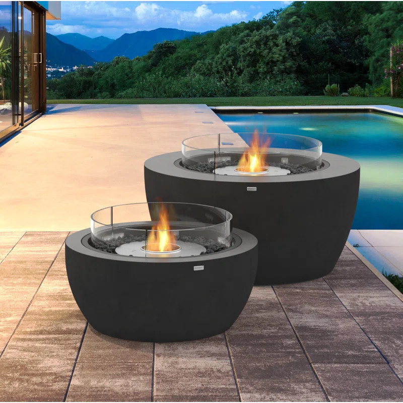 Pod Freestanding Stainless Steel Bio-Ethanol Fire pit | Wayfair North America