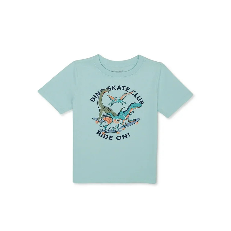 Garanimals Toddler Boy Short Sleeve Graphic T-Shirt, Sizes 18M-5T | Walmart (US)