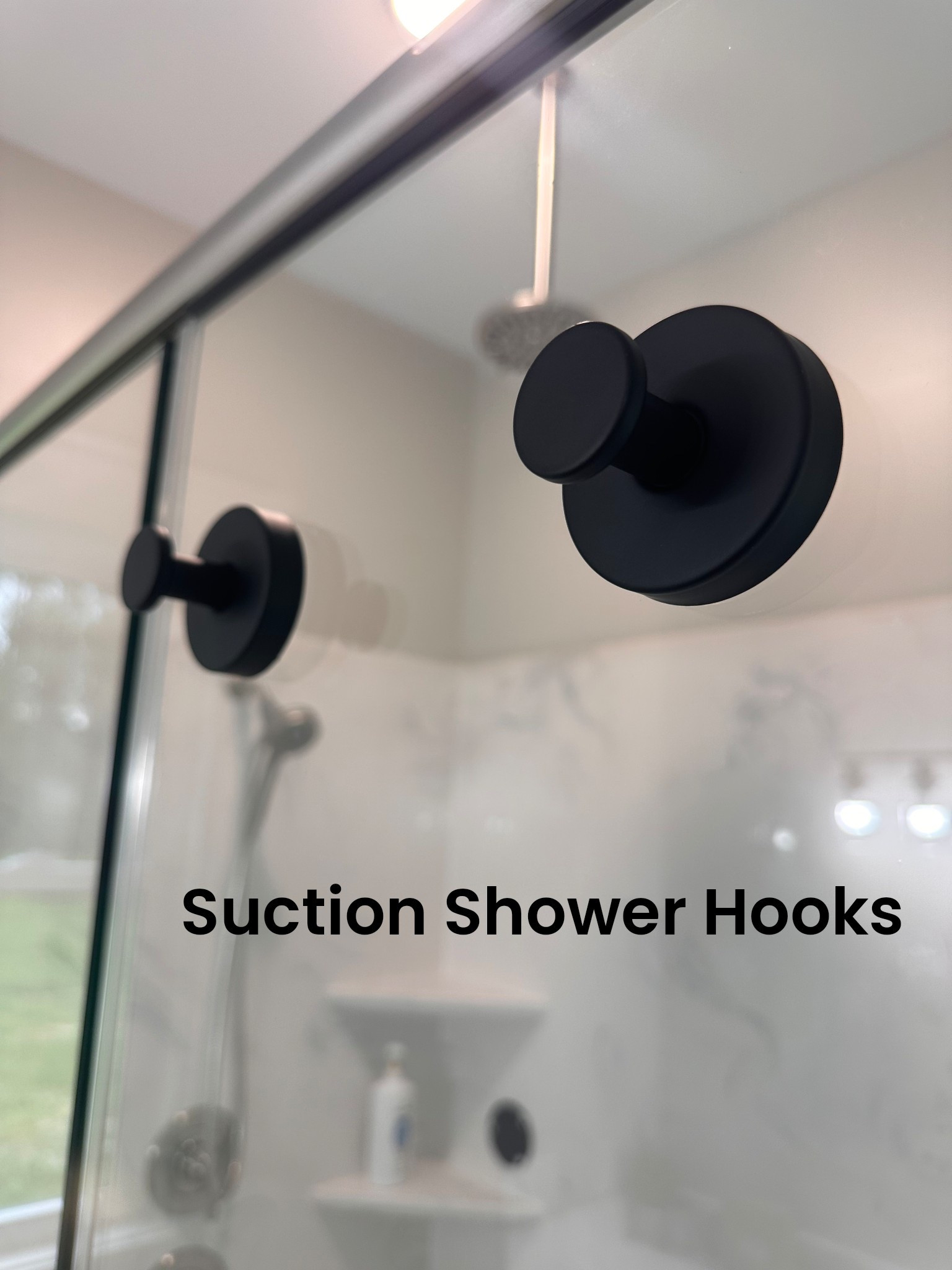 Suction Shower Hooks 
If you want a hook on your glass shower walls these are the ones!! SO easy to install. You can use on the inside on the walls as well! They come in a two pack!

#LTKHome