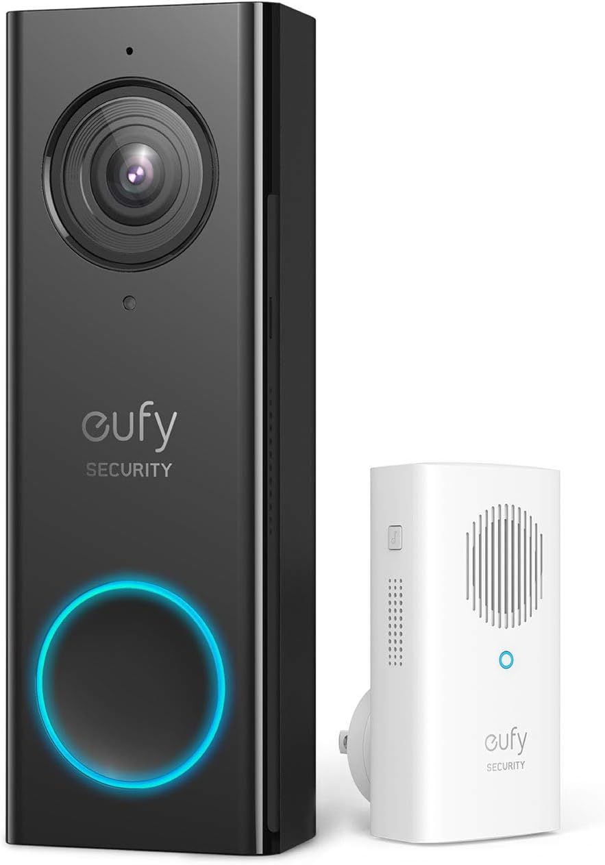 eufy Security, Wi-Fi Video Doorbell, 2K Resolution, No Monthly Fees, Secure Local Storage, Human ... | Amazon (US)