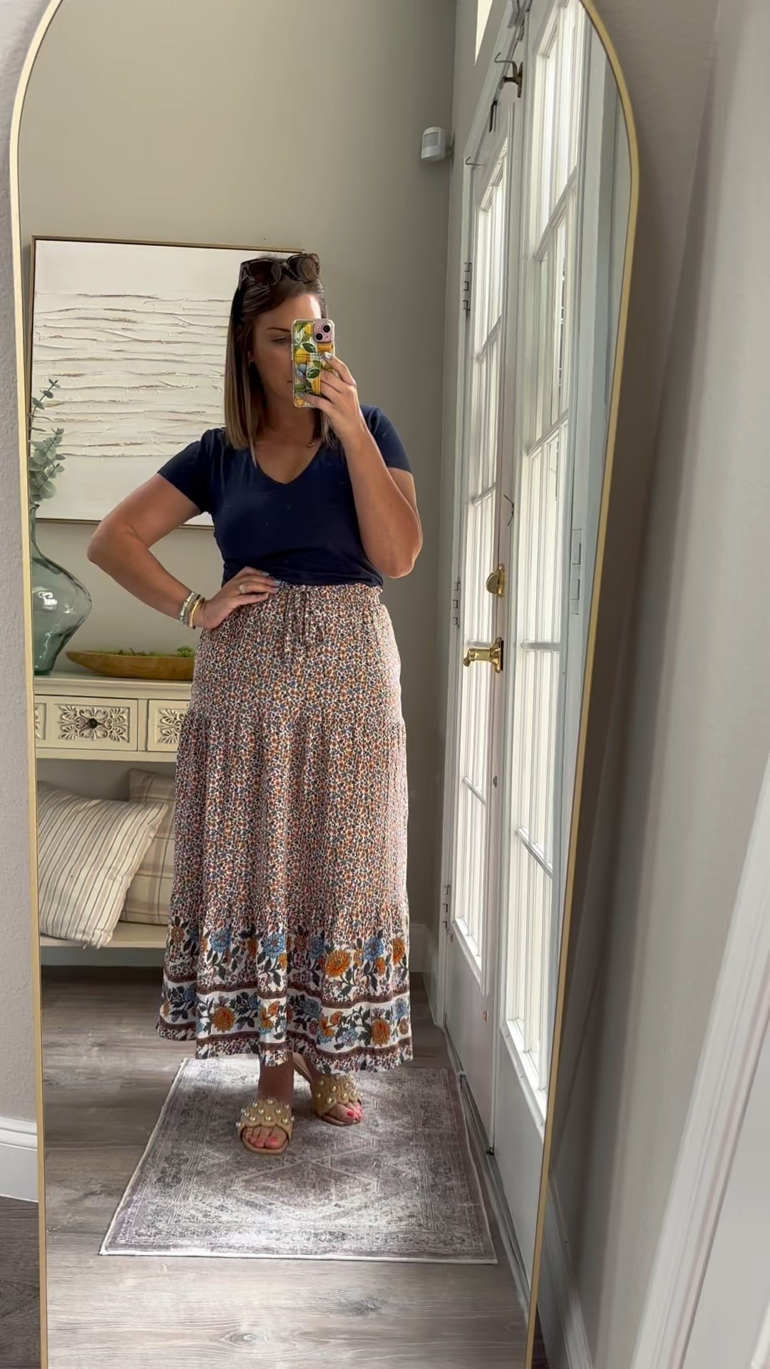 ootd for teaching- love a good maxi skirt moment! So cute & comfy 💙🤩 

medium in everything 

#LTKMidsize #LTKStyleTip #LTKWorkwear
