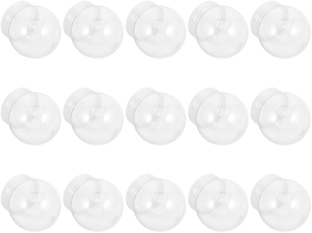 Healifty 15pcs DIY Snow Globe Snowglobes Globe Decor Clear Plastic Balls Snow Globe Parts Snow Gl... | Amazon (CA)