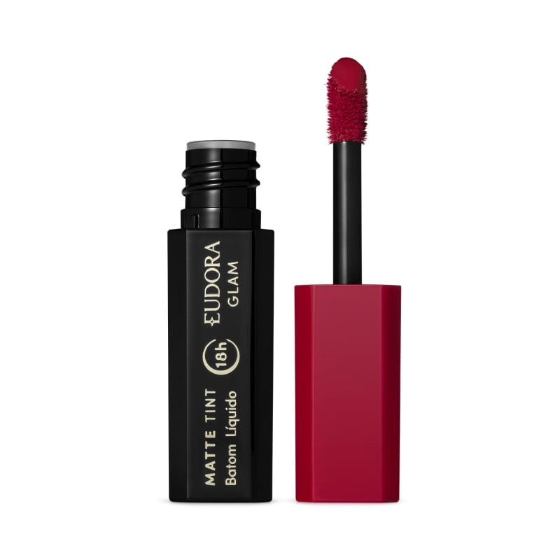 Batom Líquido Matte Tint Bordô Intenso Glam 1ml | Eudora | Eudora (BR)