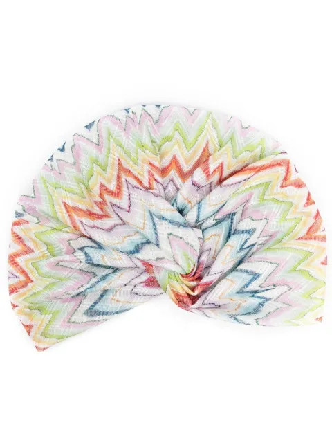 Missoni Lightweight zig-zag head-wrap Cap - Farfetch | Farfetch Global