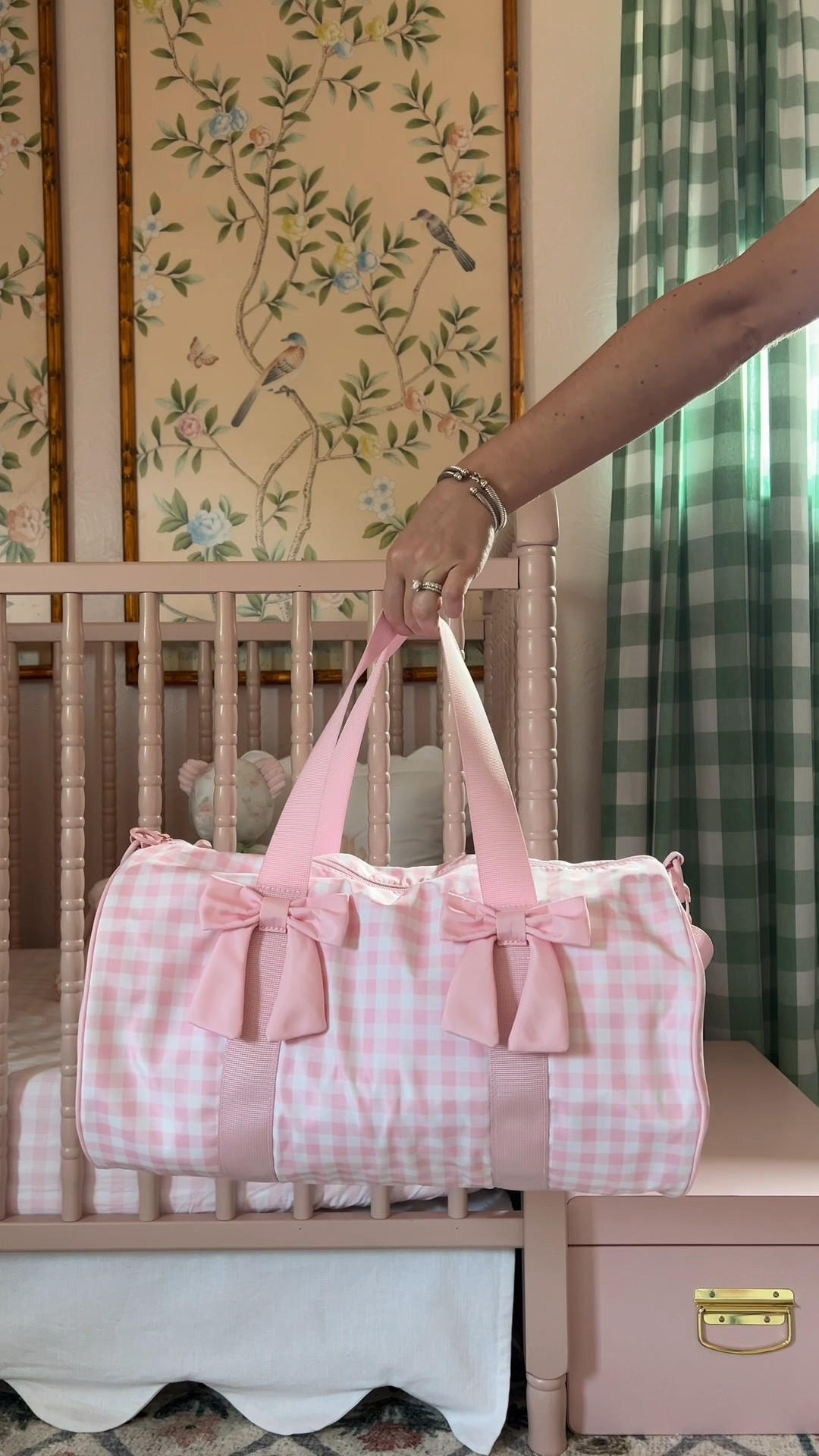 $20 pink gingham + bows duffel bag 🩰 
can’t wait to use this for baby girl’s first ballet class 🥹 

linking some other favorites from target for baby & toddler girl! 

#LTKBaby #LTKKids #LTKSaleAlert