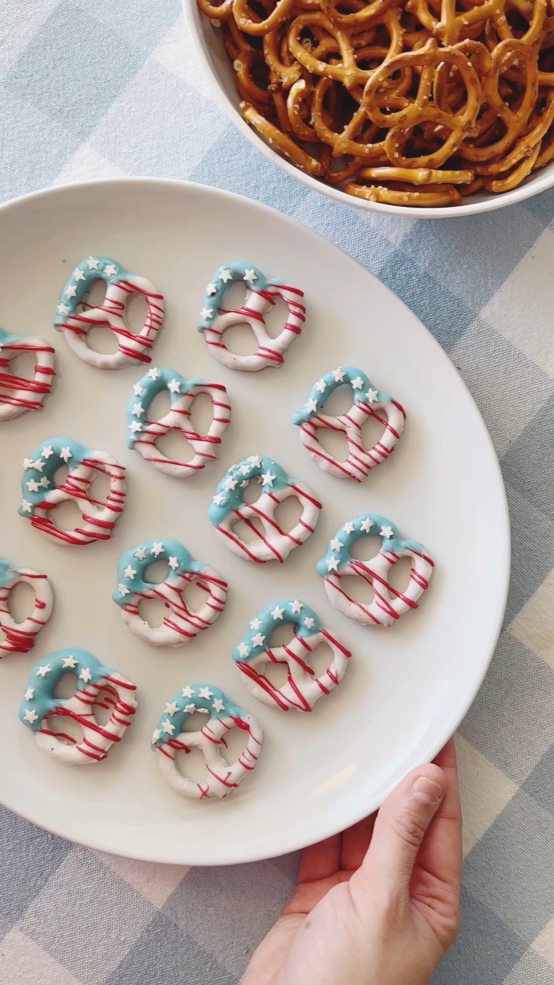 Easy red white and blue mini dessert idea for Memorial Day or 4th of July! Recipe in my cookbook linked below

#LTKfoodie #LTKSeasonal #LTKmomlife
