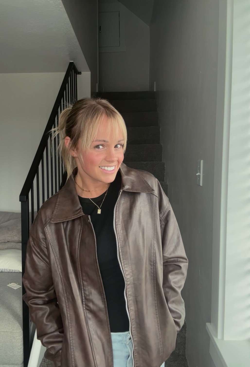 Date night outfit idea! This leather jacket adds the perfect touch to any event!

#LTKootd #LTKSpringSale #LTKPetite