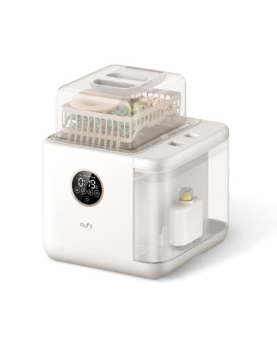 eufy Security S1 Pro Baby Bottle Washer, Sterilizer and Dryer, Built-in Water Softener, Largest 10-Bottle Capacity, 3D HydroBlast Cleaning, 212°F Steam Sterilizer, Fast Drying, Smart App Control | Amazon (US)