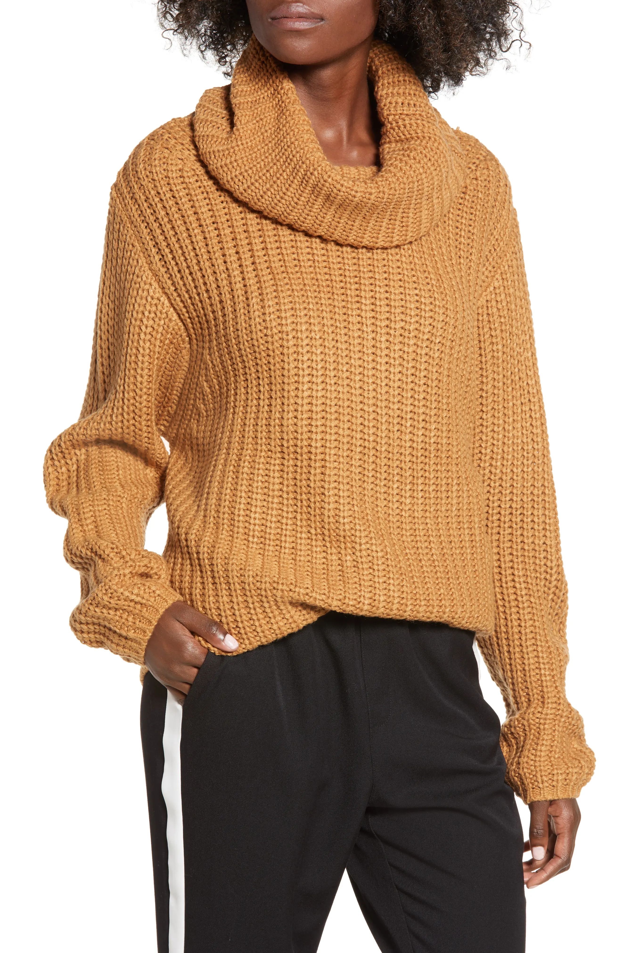 Leith Oversize Turtleneck Sweater | Nordstrom