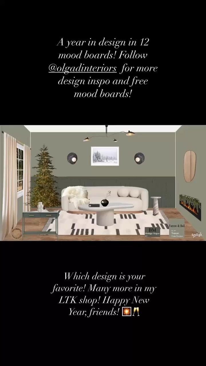 A year in design! Follow @olgadinteriors for more design inspiration and free moodboards!  Check out my LTK shop https://www.shopltk.com/explore/Olga.D.Interiors for many more designs! #livingroom #bedroomdesign #nursery

#LTKHoliday #LTKSeasonal #LTKHome