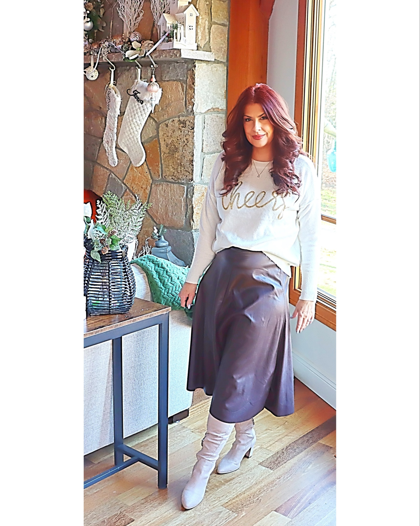 Another Cozy Outfit. Winter is here 🥶. This cute sweater is on sale  Size down  

#LTKHoliday #LTKSeasonal #LTKsalealert