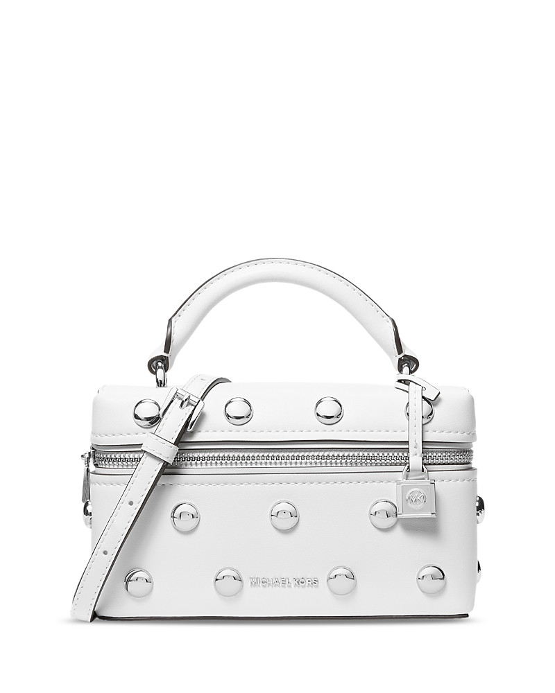 Michael Kors Jana Mini Studded Leather Top Handle Crossbody | Bloomingdale's (US)