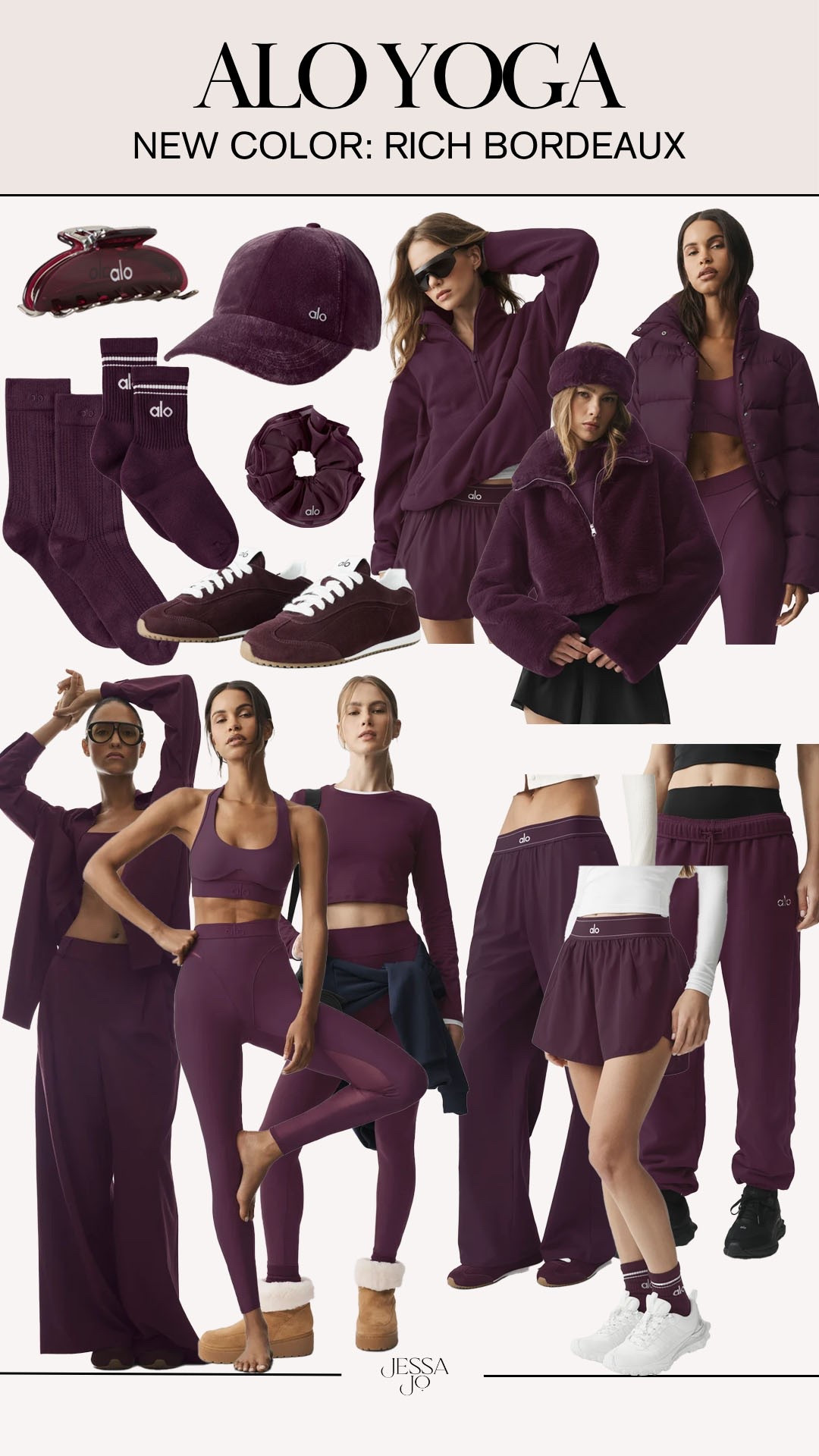 Alo yoga new arrivals. Alo yoga rich Bordeaux. Alo yoga fall activewear.