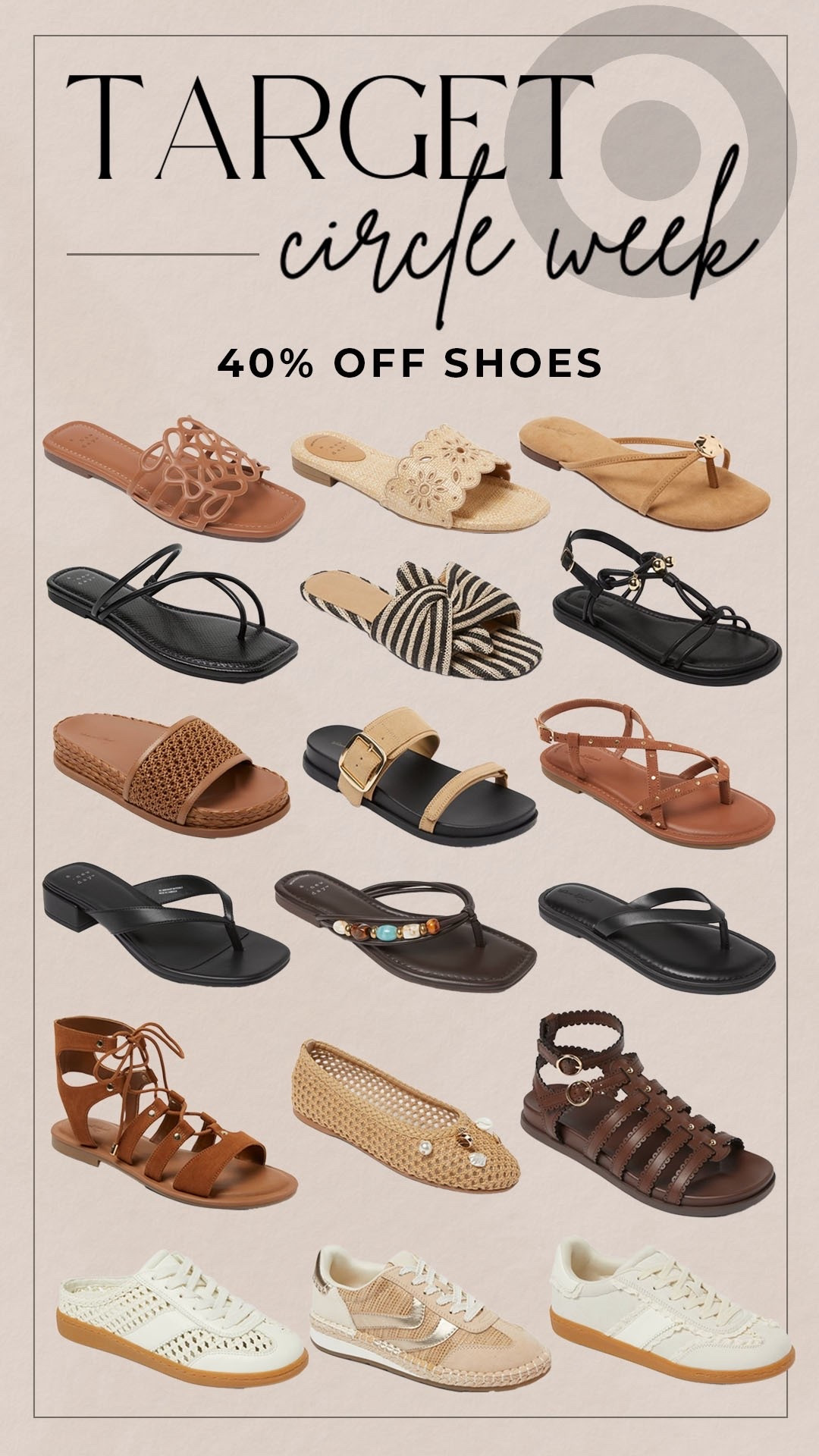 Target circle week deal! 40% off shoes!

#targetdeals

Target deals. Target finds. Target fashion. Target new arrivals. Target spring shoes. Target spring sandals  

#LTKSeasonal #LTKootd #LTKSaleAlert