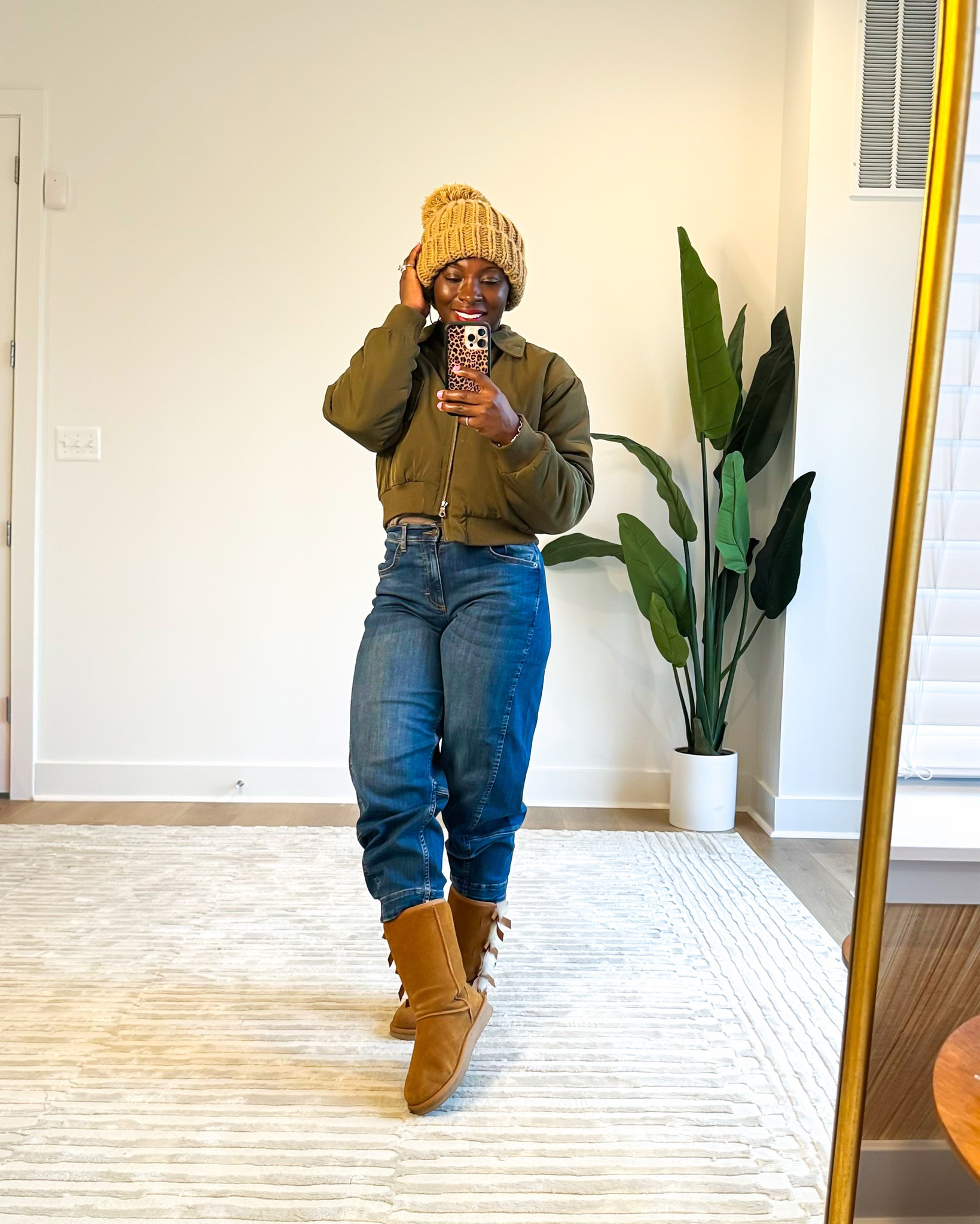 I love this cute and comfy winter look. The jeans are comfy and have the perfect amount of stretch! The quality feels great! They aren’t too heavy and look good with a lot! Barrel jeans, Ruti jeans 

#LTKootd #LTKgrwm