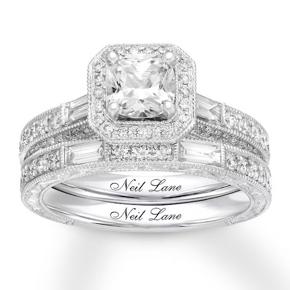 Neil Lane Diamond Bridal Set 2 cts tw 14K White Gold | Kay Jewelers