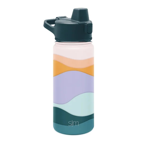 Simple Modern 16 Fluid Ounces Summit Water Bottle with Straw Lid Vacuum Insulated Stainless Steel... | Walmart (US)