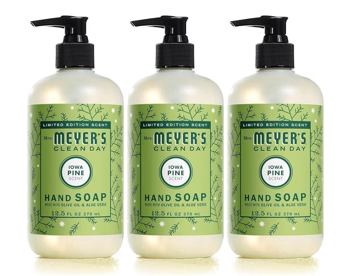 The Limited Edition Mrs. Meyer’s Iowa Pine 3 Pack is on sale today at Amazon for $13.13! This INCREDIBLE smelling soap is hard to find at retailers, and it usually is around $5.50-$6/bottle when you can actually find it.  I adore this scent since it smells just like a Christmas tree 🎄 and makes hands smell amazing!! 

#LTKBeauty #LTKHoliday #LTKSaleAlert