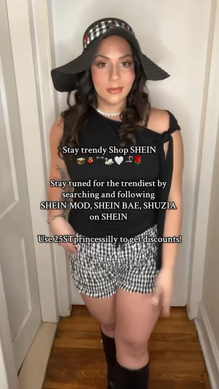 Stay trendy Shop SHEIN!
Stay tuned for the trendiest styles by
Searching and following SHEIN shops SHEIN MOD, SHEIN BAE, SHUZIA 

🧺🌹🦢🖤🐞🤍🦨

Use 25STprincessilly to get discounts!
@shein_us @sheinofficial 

#SHEINtrends #ad #SHEINforAll