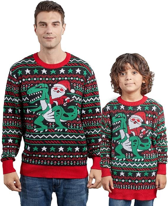 Family Matching Christmas Sweaters ,Womens Mens Kids Cute Ugly Novelty Knitted Pullover Holiday S... | Amazon (US)