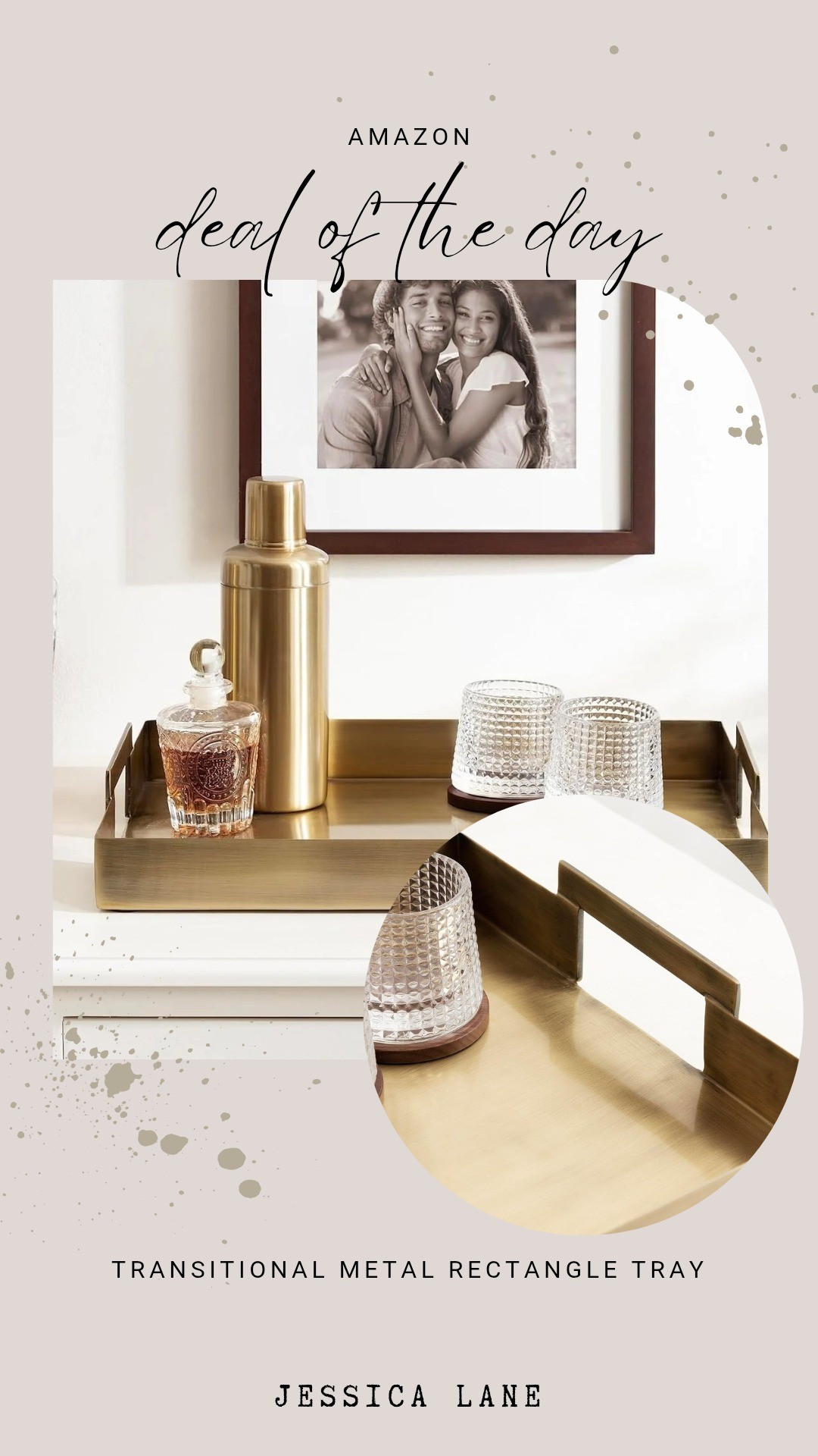 This gold rectangular tray is the easiest way to elevate a coffee table, console or kitchen island. Such a simple piece that makes everything look styled and intentional. #amazondeals #amazonhome #homedecorfinds #modernhome

#LTKHome #LTKSaleAlert