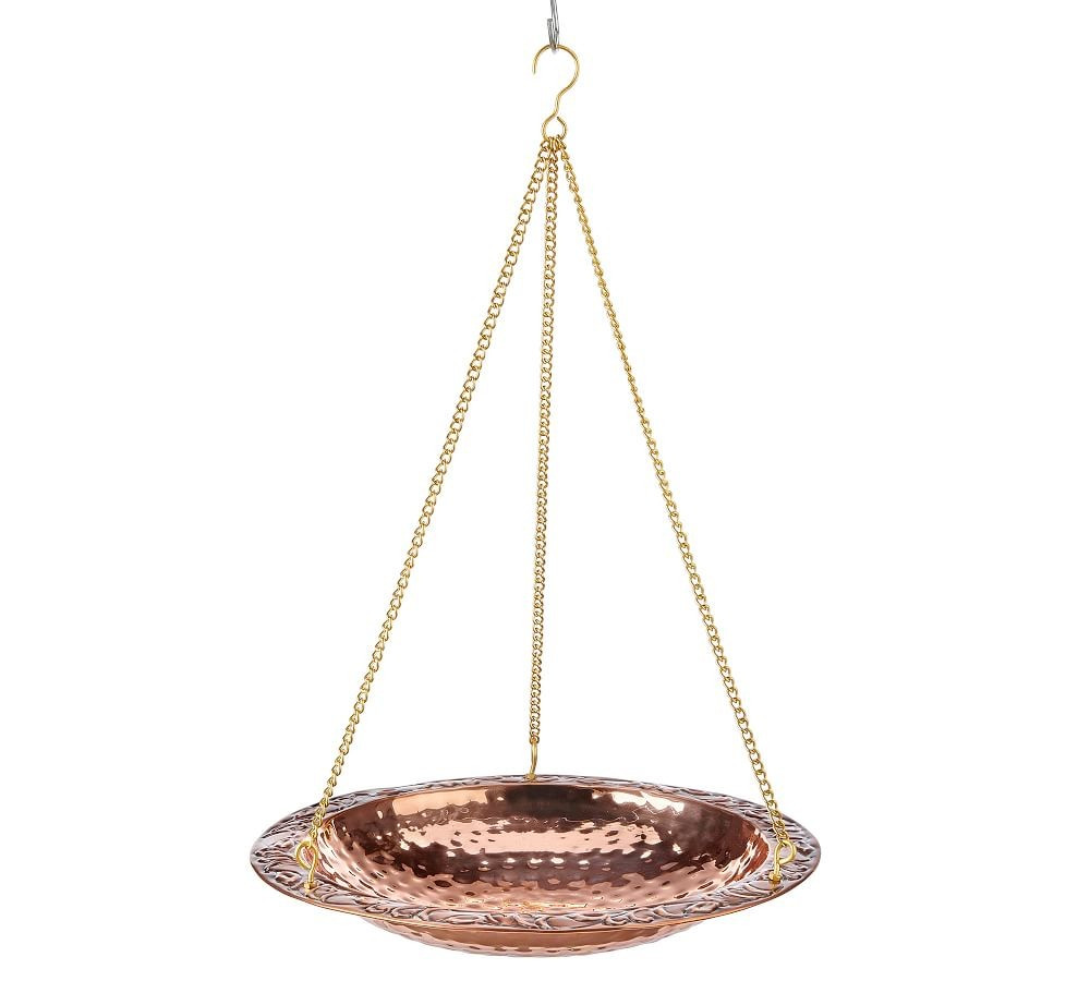 Hanging Copper Bird Bath | Pottery Barn (US)