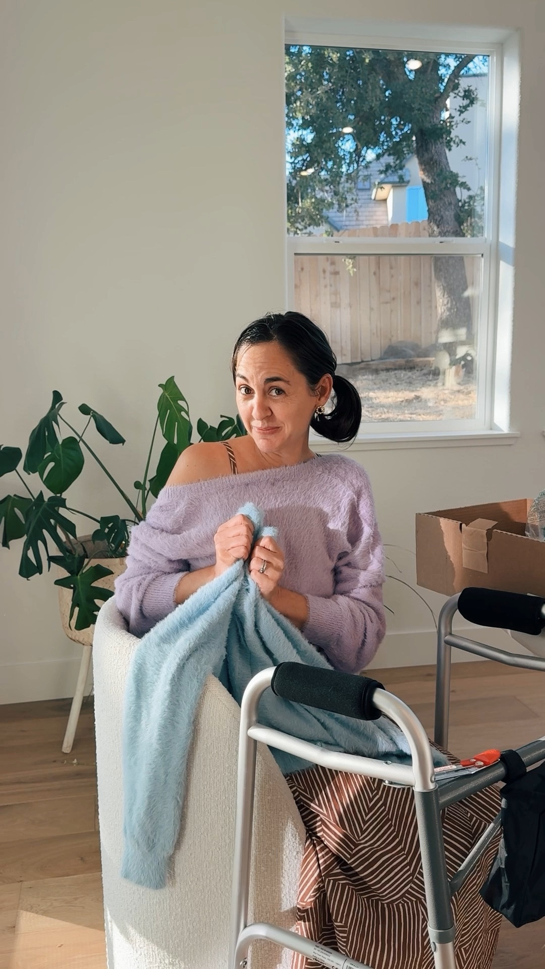 I NEVER DO THIS -
But I just bought this super soft lightweight stretchy cardigan on the Nordstrom anniversary sale in three colors. It’s the perfect way to wear over a tank or tossed over your shoulders. 