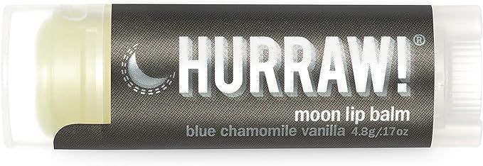 Hurraw Moon Night Treatment (Blue Chamomile, Vanilla) Lip Balm, 4.8g/.17oz – Organic, Certified... | Amazon (US)