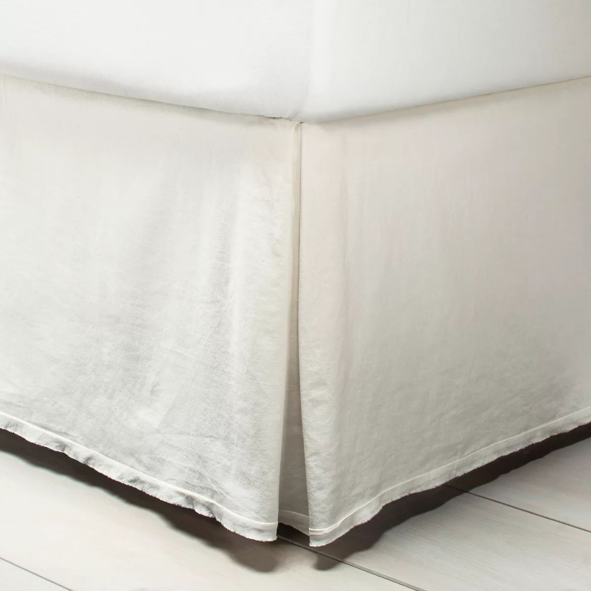 Linen Blend Bedskirt Sour Cream - Hearth & Hand™ with Magnolia | Target